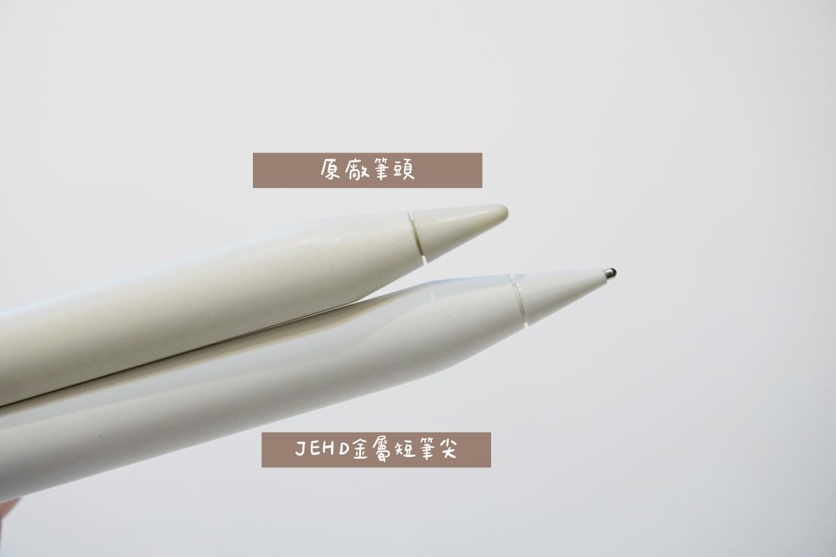 JEHD 金屬短筆尖 Apple Pencil 特寫